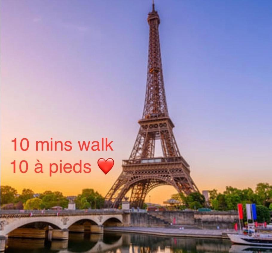 Studio 10 Mins Walk Eiffel Tower, Paris 16 Экстерьер фото